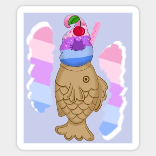 Pride Taiyaki design, 2nd wave (catgender) Sticker